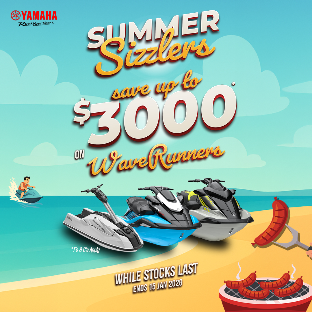 Yamaha Waverunners Summer Sizzlers banner